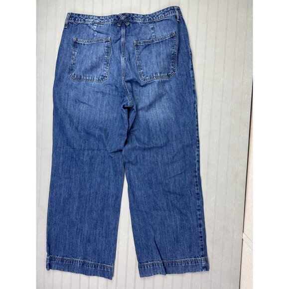 Universal Thread Size 16 Womens Jeans Hi Rise Wide Leg Cotton Med Wash - Picture 4 of 4